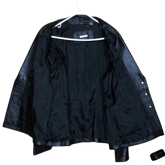 I.e relaxed leather blazer jacket XL - Picture 6 of 6